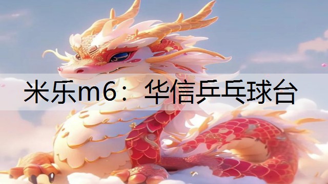 米乐m6：华信乒乓球台